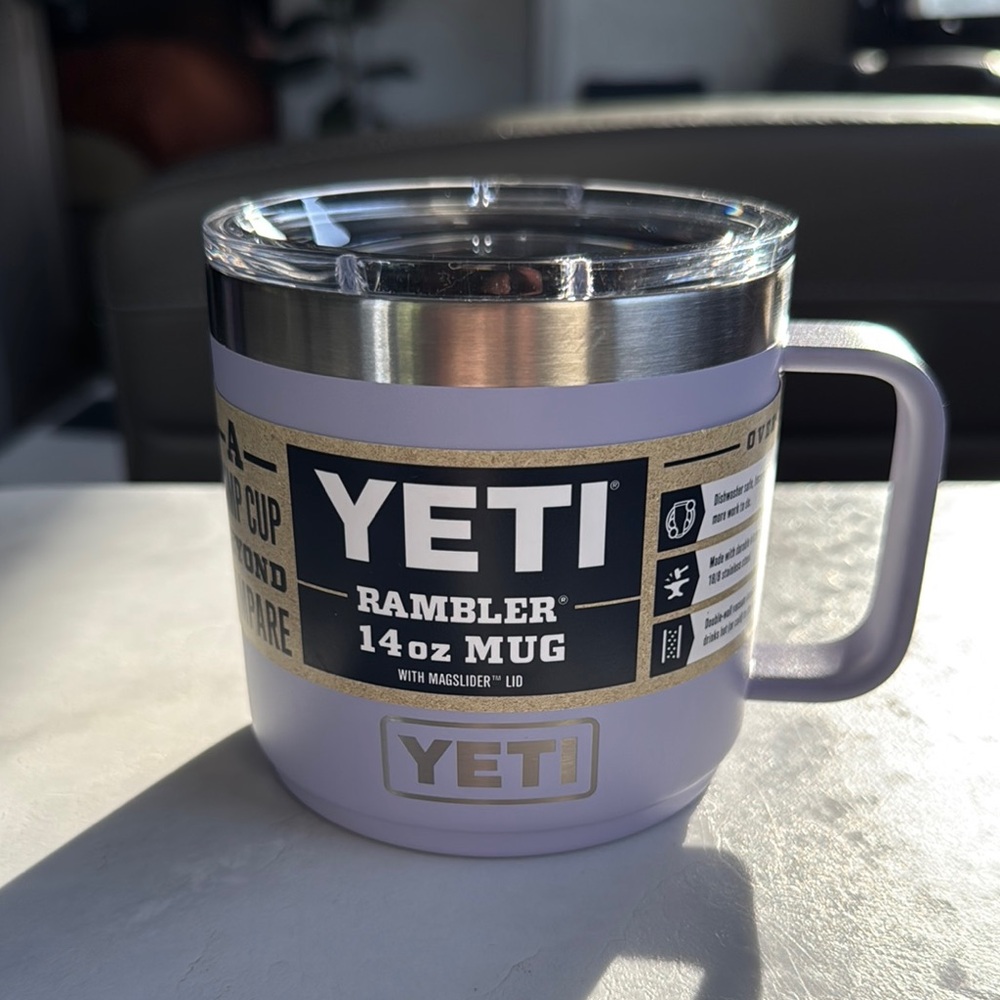 YETI Rambler 14 oz Mug in Lavender